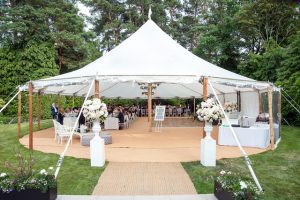 Image to accompany the article titled Sailcloth Tent Wedding – Surrey