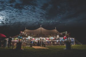 Image to accompany the article titled Wedding Sailcloth Tent