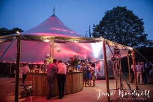 Image to accompany the article titled Double Sailcloth Tent Wedding