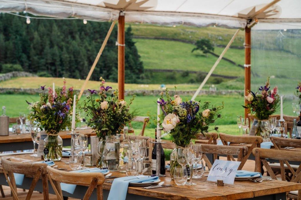 Shades Canvas | Marquee Wedding | Yorkshire Dales | Georgie Beck Photography