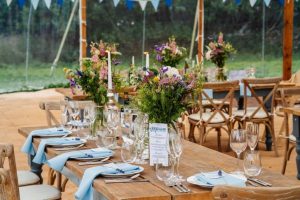 Image to accompany the article titled Beautiful Summer Marquee Wedding