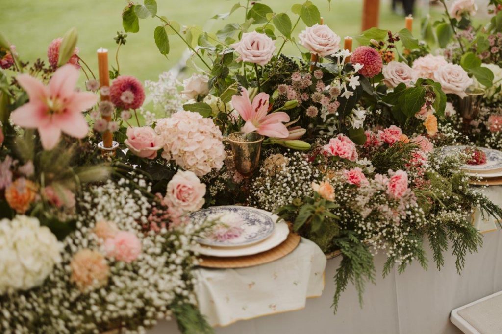 Wedding Flowers on display at Wedding Exhibition - Wedfest
