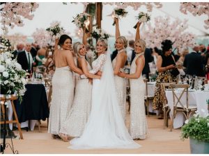 Image to accompany the article titled Shades Wedding – Sailcloth Marquee in the Yorkshire Dales