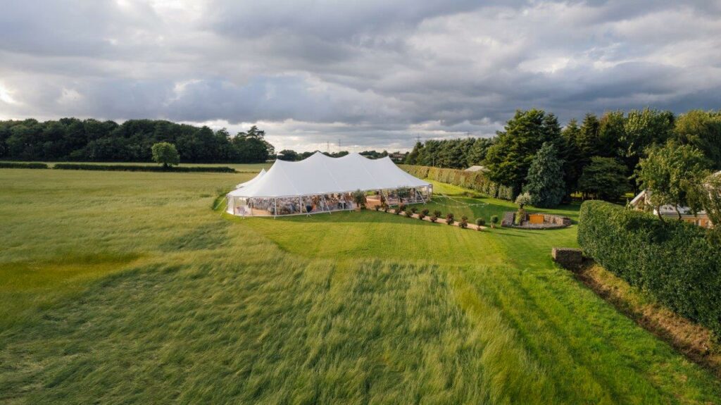 Yorkshire Marquee Wedding at Home