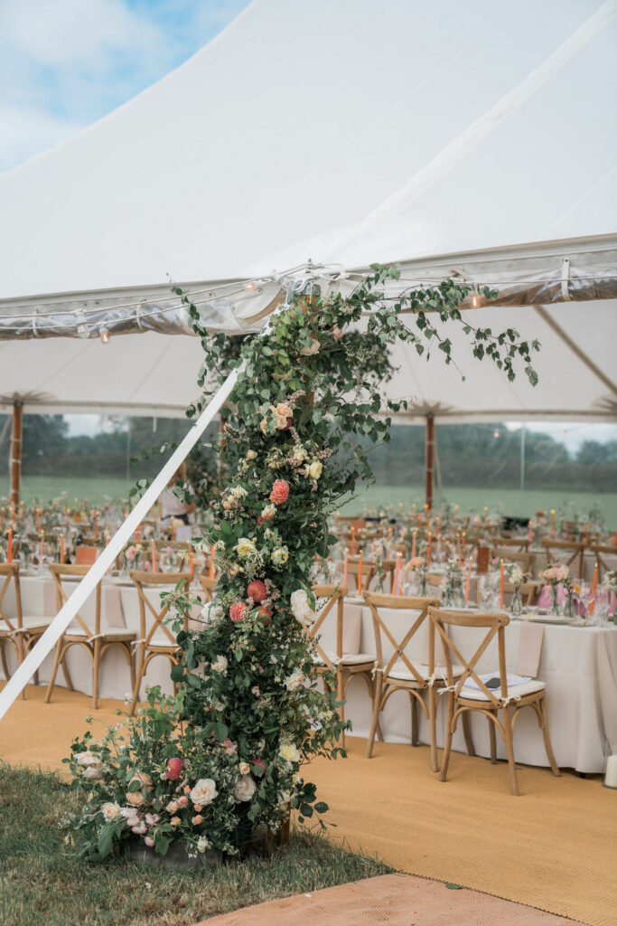 Floral-entrance-marquee-wedding